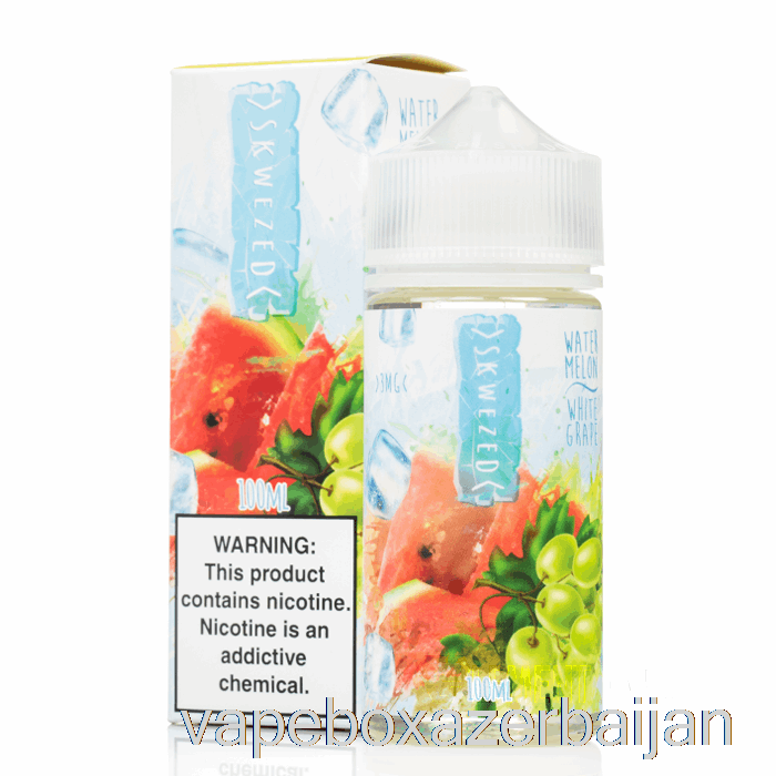 E-Juice Vape ICE Watermelon White Grape - Skwezed - 100mL 0mg